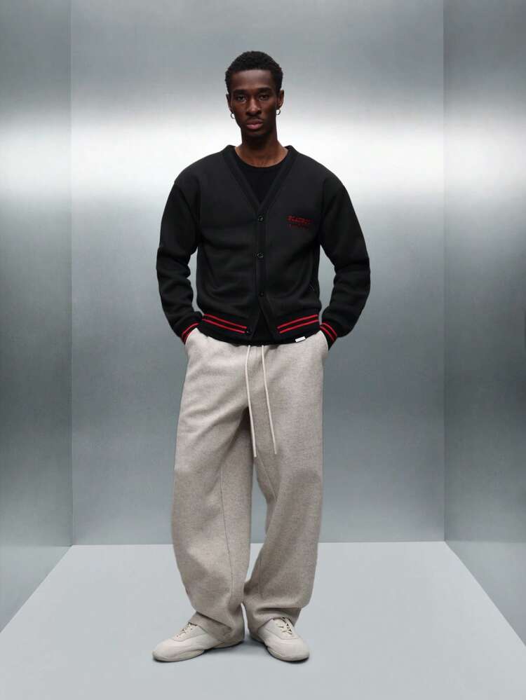 PLAYBOY X SUMWON Cardigan With Bunny Logo And Button Front