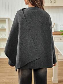 SHEIN Maternity Casual Loose Jacket For Everyday Wear, Autumn