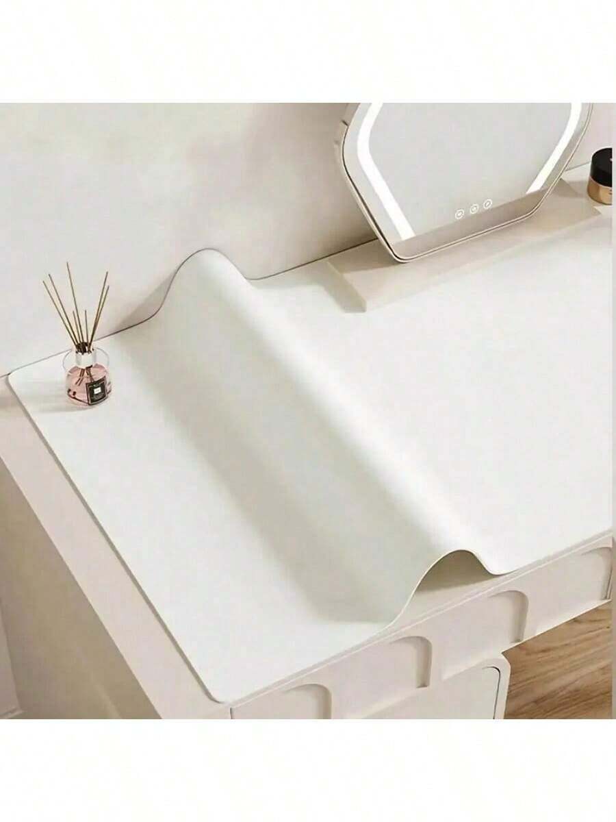1pc Eye-Protecting Office Desk Pad, Mouse Pad, Large Mousepad, Non-Slip PU Leather Blotting Paper, Laptop Desk Mat, Manicure Desk Pad, Coffee Table Mat, Vanity Table Mat, Extra Large Tablecloth, Waterproof Writing Pad For Office And Home, Waterproof, Oil-Proof, Stain-Resistant, Wear-Resistant, Washable Dining Table Mat, Suitable For Various Desktops, Large Dining Table Mat, And Small Desk, Fashionable Design, Perfect For Home Decor And Holiday Gifts, Kitchen Countertop Mat - Multicolor - View 1