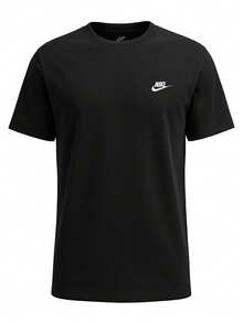 Nike Club Men's T-Shirts Black - Black - View 1