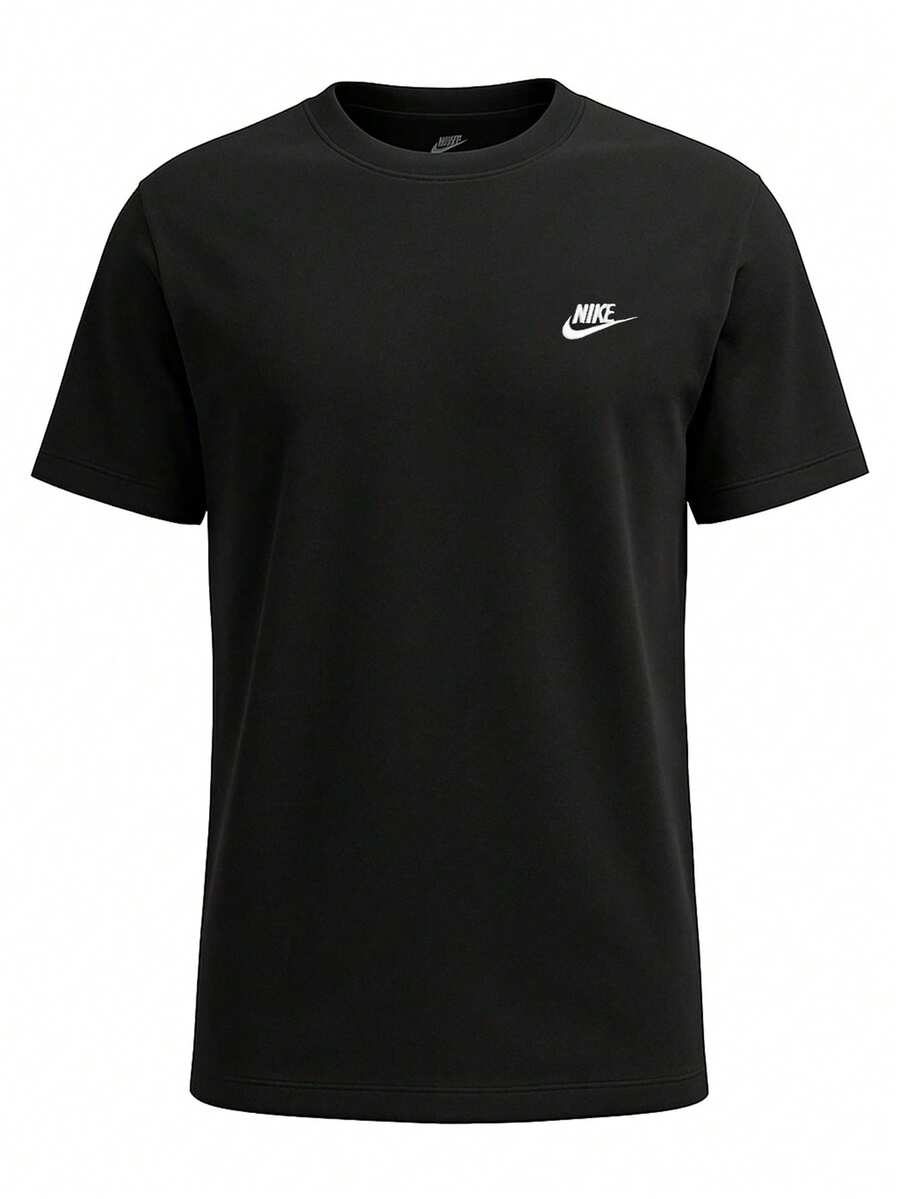 Nike Club Men's T-Shirts Black - Black - View 1