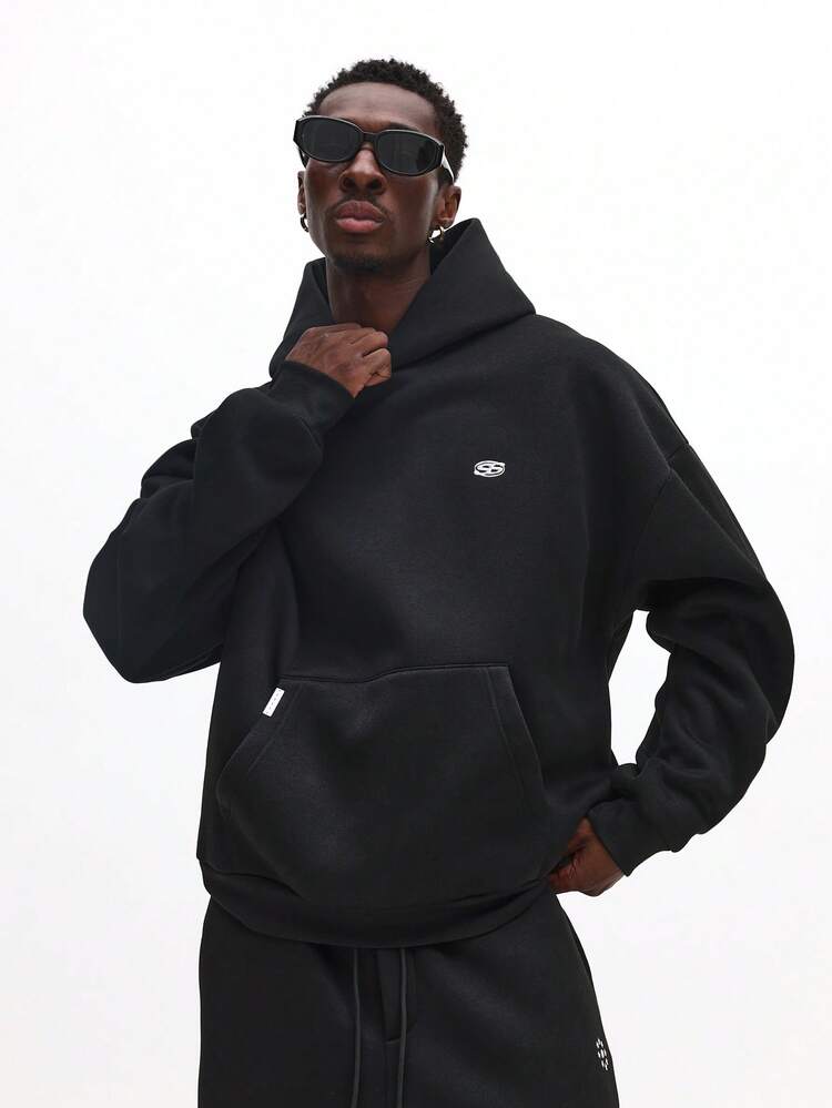 Boxy Overhead Hoodie With Gaming Graphics