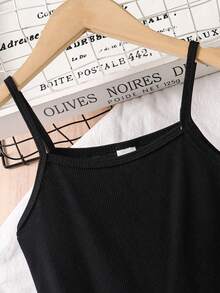 SHEIN 女孩可爱甜美休闲连体裤和粉色衬衫上衣夹克套装，蓬松开衫，适合秋季、冬季 - 卡其色 - 查看 4