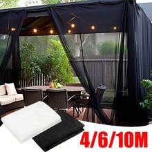 SHEIN Basic living 1PC Multifunctional DIY Mosquito Net Fabric Outdoor Garden Net - Mosquito And Bird Barrier, Polyester Mesh With Foldable And Removable , Perfect For Patios, Gardens, Camping, Windows - Available In Black Or White, Various Sizes, Breathable Design | Protective Garden Screen, Plant Protection
