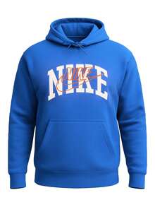 Nike Club Men's Hoodie Blue - Blue - View 1