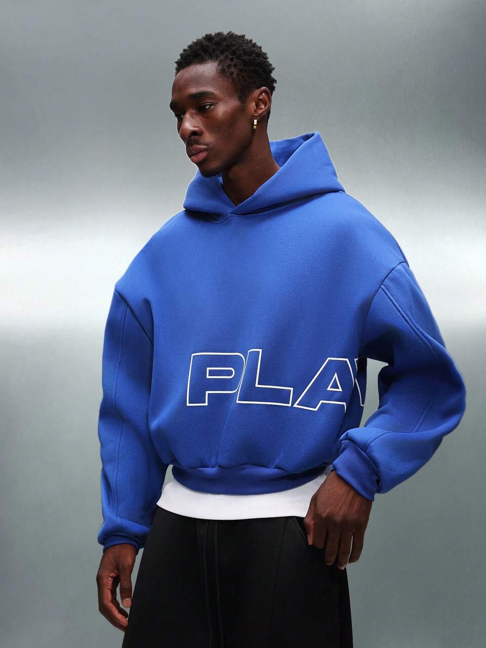 PLAYBOY X SUMWON Felpa oversize con cappuccio e stampa del logo