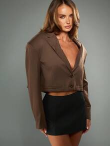 MISSGUIDED Micro Mini Skirt Bodycon Fitted Short Length Club Party Occasion Evening Wear High Waisted Sleek Silhouette - Black - View 5