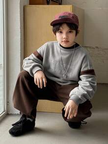 DAZY Tween Boys' Sweatshirt Set, Fall - Grey - View 1