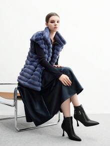 CUCCOO BIZCHIC Botas de tacón alto de color negro para mujer, estilo botín para uso diario