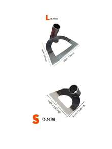 重型锰钢爪 - 加厚尖头除草工具，轻松松土、除草和耕作 - 锋利边缘设计，方便房主、园丁和种植者高效使用，适用于户外园艺和草坪护理，无手柄 - 空心鋤頭 - 查看 13