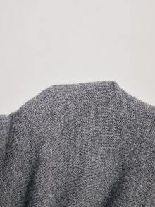 ATUI Studio 2 件套女士针织毛衣和裤子套装，时尚百搭，极简通勤，日常搭配，度假风格，办公室通勤装，极简主义女装 - 灰色 - 查看 8