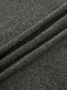 INAWLY Casual Sword Logo Printed Short Sleeve T-Shirt, Spring/Summer - Grey - View 6