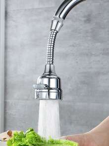 SHEIN Basic living 1Pc ABS Faucet Splash-Proof Head, Modern Swivel Flexible Splash-Proof Water Saver For Kitchen