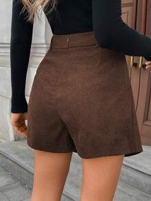 EMERY ROSE Damskie szorty casualowe w jednolitym kolorze