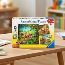 Ravensburger Animals Of The Earth 3x49 Piece Jigsaw Puzzle Age 5 Years+ 9330 - Multicolor - View 7