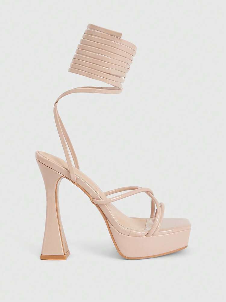 CUCCOO LuxiPop Summer New Women's Fashion And Elegance High-Heeled Sandals