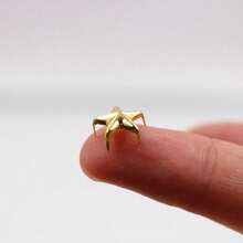 50/100pcs/Pack Metal Silver Star Rivets DIY Clothes Shoes Bags Handmade Clothing Accessories Punk Leather Studs Spikes Spots Nails Head Buttons