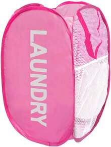 سلة غسيل قابلة للطي 1 قطعة، سلة تخزين الملابس، سلة الملابس القذرة، سلة غسيل، سلة تخزين الملابس القذرة في الحمام، سلة غسيل جديدة قابلة للطي وللفتح، سلة الملابس القذرة مع مقبض، سلة غسيل، سلة تخزين، سلة قابلة للطي - شبكة بيضاء متعددة الألوان - مشاهدة 11