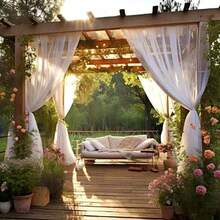 SHEIN Basic living 1PC Multifunctional DIY Mosquito Net Fabric Outdoor Garden Net - Mosquito And Bird Barrier, Polyester Mesh With Foldable And Removable , Perfect For Patios, Gardens, Camping, Windows - Available In Black Or White, Various Sizes, Breathable Design | Protective Garden Screen, Plant Protection