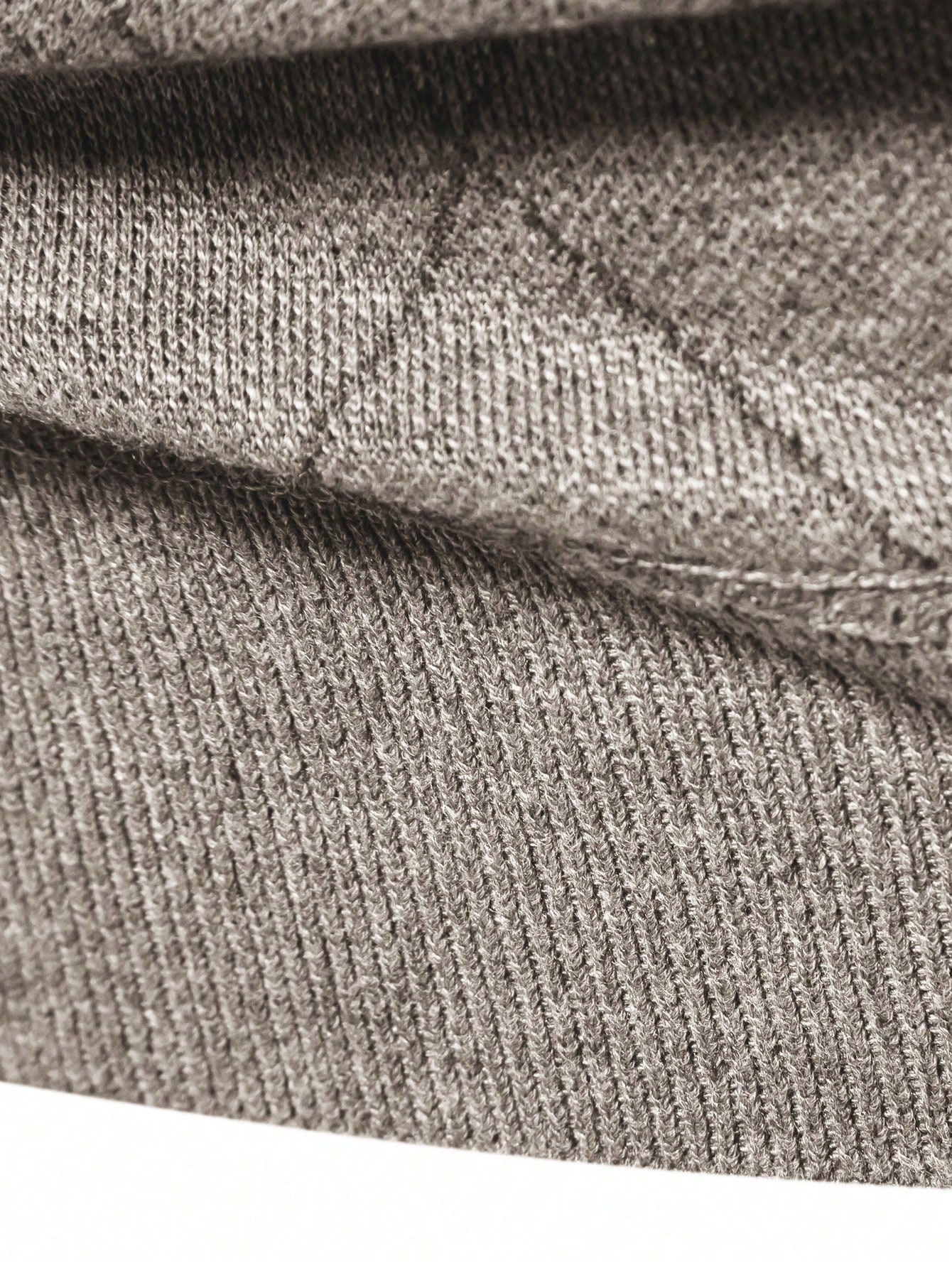 بلوفر رجالي خفيف الوزن نصف سحاب، بأكمام طويلة