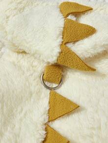 PETSIN 秋冬四足抓绒宠物连体衣 - 加厚保暖防风连体衣，适合小型犬、猫和小动物 | 可爱舒适的室内/室外全身睡衣