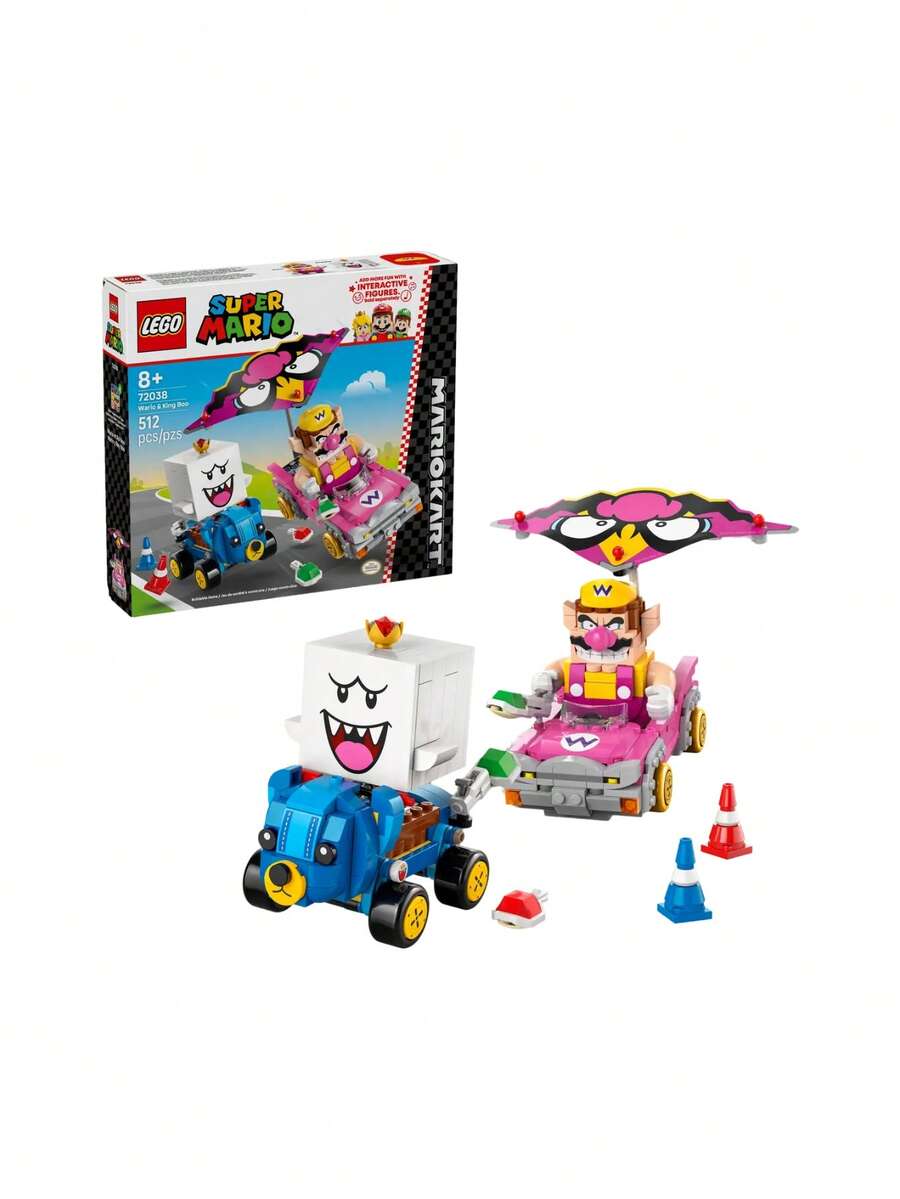 LEGO 72038 Mario Kart™ – Wario & King Boo 8years+ - Multicolor - View 1