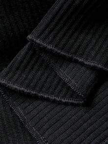 Dazy Plus Plus Size Women's Scalloped Off Shoulder Flare Sleeve Fitted Cropped T-Shirt, Spring/Autumn Long Sleeve Top