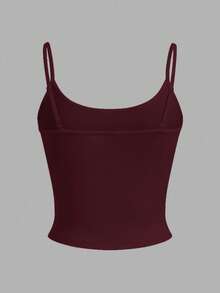 SHEIN EZwear 4pcs Women's Cropped Tight Fit Casual Tank Tops, Suitable For Summer - Multicolor - View 10