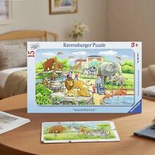 Ravensburger Trip To The Zoo 15 Piece Jigsaw Puzzle Age 3 Years+ 6116 - Multicolor - View 4