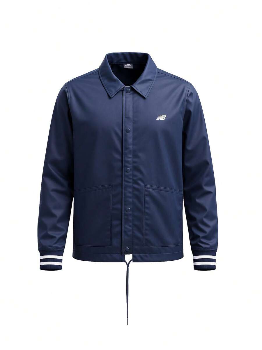 New Balance Men's Coaches Jackets Blue - Navy Blue - View 1