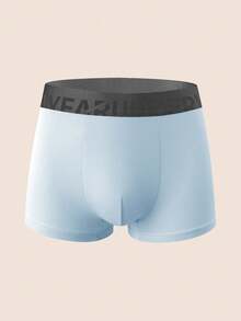 Manfinity Underwear&Sleepwear Basics 6pcs/Pack Plus Size Men's Assorted Color Letter Waistband Boxer Briefs - Multicolor - View 6