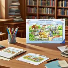 Ravensburger Trip To The Zoo 15 Piece Jigsaw Puzzle Age 3 Years+ 6116 - Multicolor - View 3