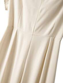 GlowEve CURVE 白色优雅通勤舒适大码连体裤