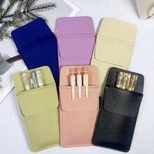 1/2pcs Nurse Pen Bag, Front Fixing Pocket Design, Anti-Leakage, Thickened Medical Pen Bag, PVC Material, Multi-Color Available - Multicolor - View 5