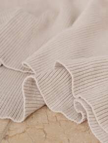 Modelyn Women 3D Floral Decor Fitted Crew Neck Long Sleeve Sweater Dress,Fall Clothes For Women, Winter Dress Women,Women's Winter Sweater - Camel - View 8