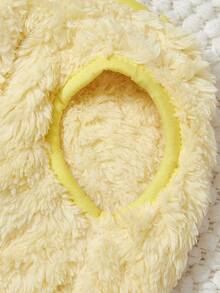 PETSIN 甜心天鹅绒宠物背心 - 可爱的毛绒夹克，带有可爱的动物刺绣、牵引扣设计，全身舒适，适合小型犬、猫、幼犬，非常适合玩耍或休闲散步