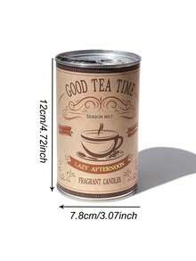 Joivida 复古美式菜肴系列铁皮香氛蜡烛，高级香氛装饰礼品氛围蜡烛，圣诞节，情人节