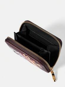 HARRY POTTER X SHEIN 1pc Owl & Star Minimalist Zipper Coin Purse For Women - Multicolor - View 6