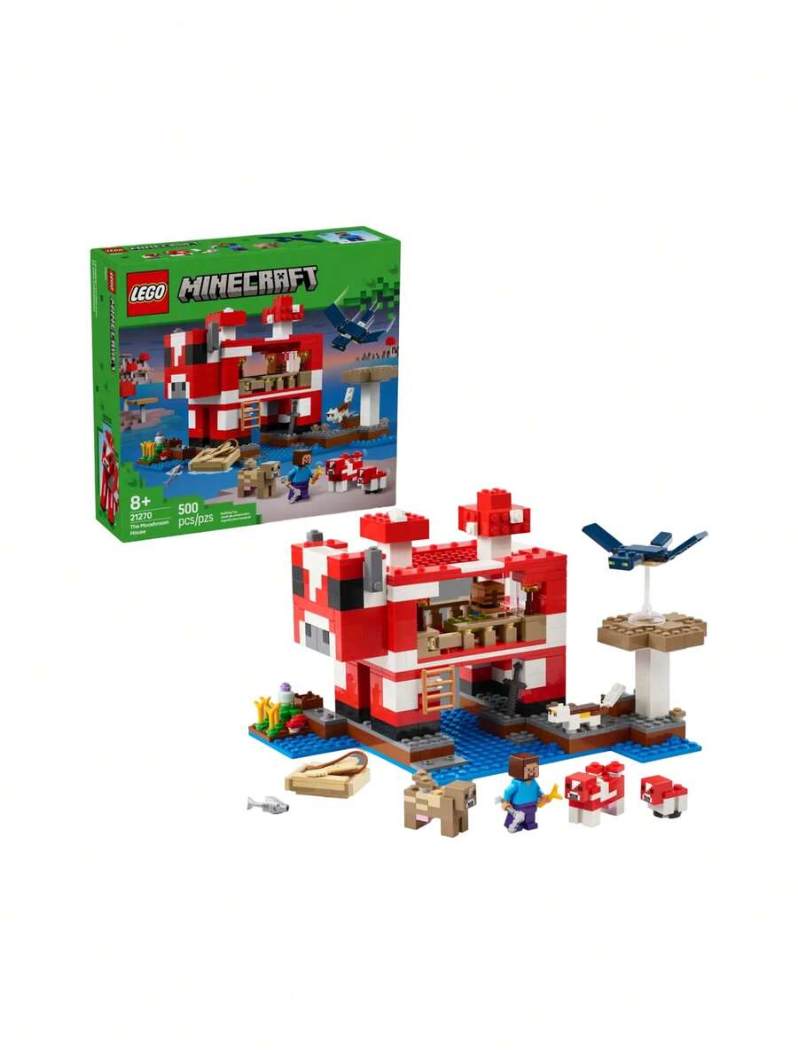 LEGO Minecraft™ The Mushroom Cow House GIRLS FIRST 21270 - Multicolor - View 1