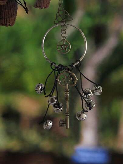 1 件装门铃门把手装饰柳条风铃家居装饰、房间装饰、墙壁装饰礼物生日毕业