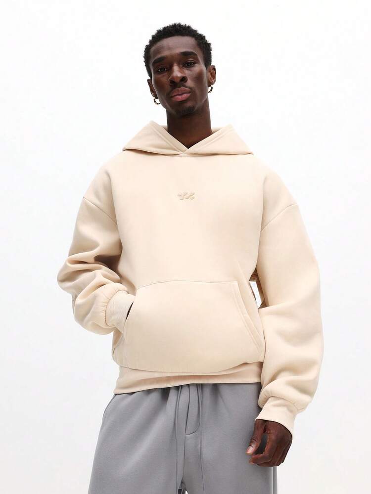 Oversized Pullover Hoodie With Centre Pocket