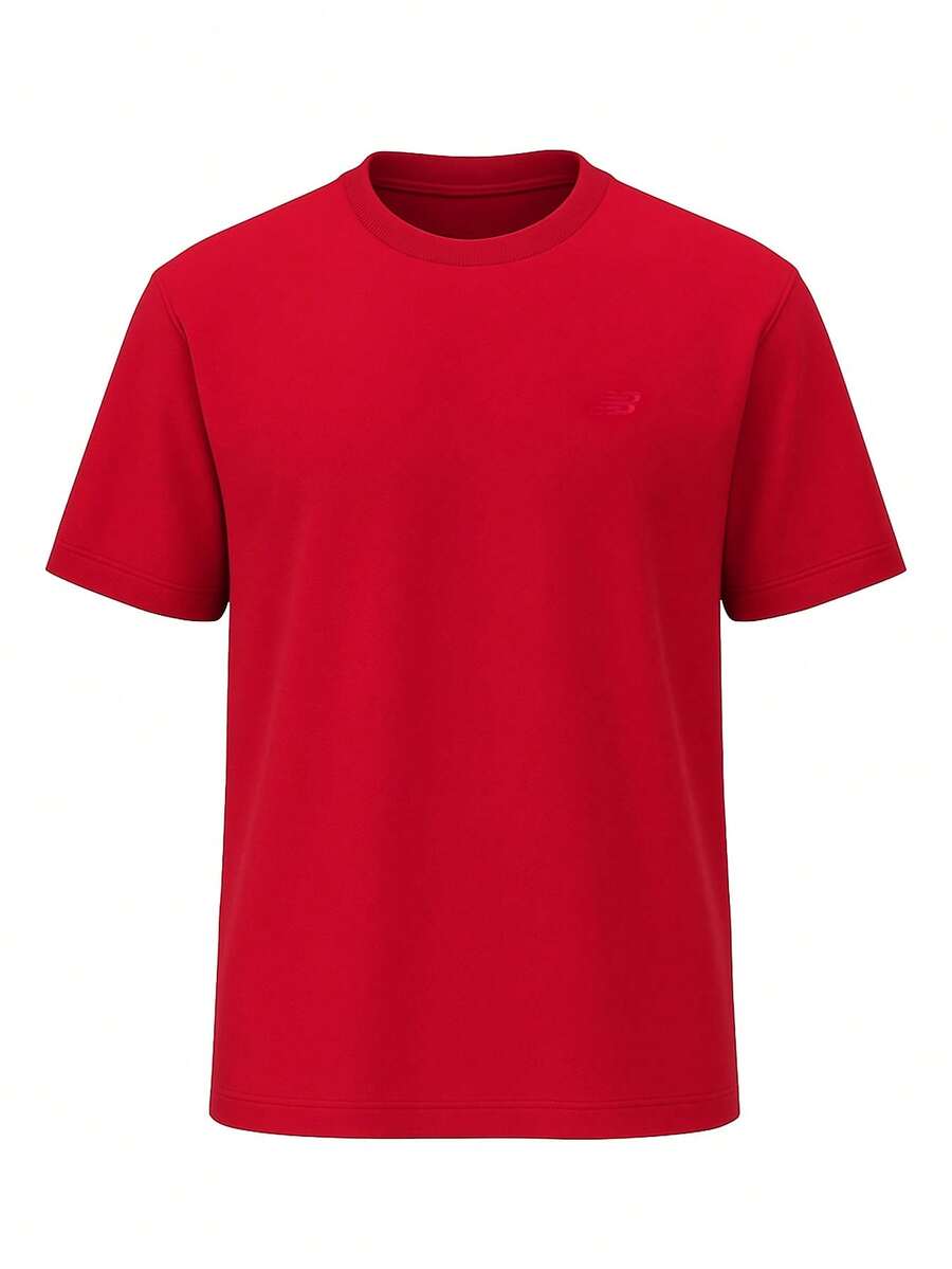 New Balance Men's Sports Tees & Tanks Stretchy Soft Durable Travel Daily Weekend Red MT41533TRE - Red - View 1