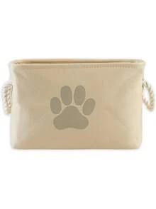 1 pezzo Cestino adesivo con stampa di zampa di cane cartoni animati per organizzare spuntino, giocattoli e vestiti per animali domestici, decorazione da parete, accessori carini per animali domestici - Cammello - Visualizzare 4