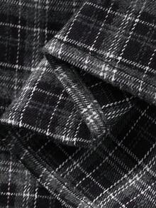 Dazy Plus 加大码 A 字格子裙，松紧腰，女士休闲长裙，春秋季