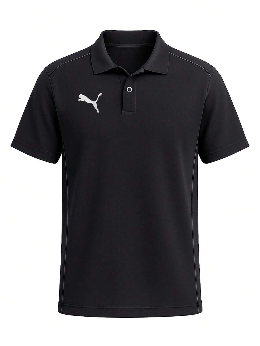 Puma TeamFINAL Men's Polo Shirts Black - Black - View 1