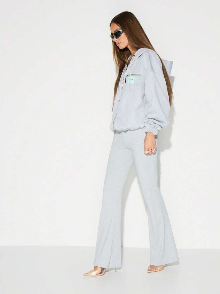 KIZN Leggings atléticas de cintura alta e flare