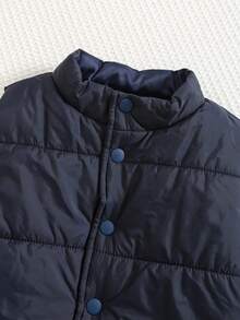 SHEIN Conjunto de 3 peças para bebês meninos: moletom com capuz, calça de moletom com forro térmico e jaqueta grossa. Roupa de inverno unissex ideal para esportes ao ar livre e esqui. - Multicolorido - Ver 5