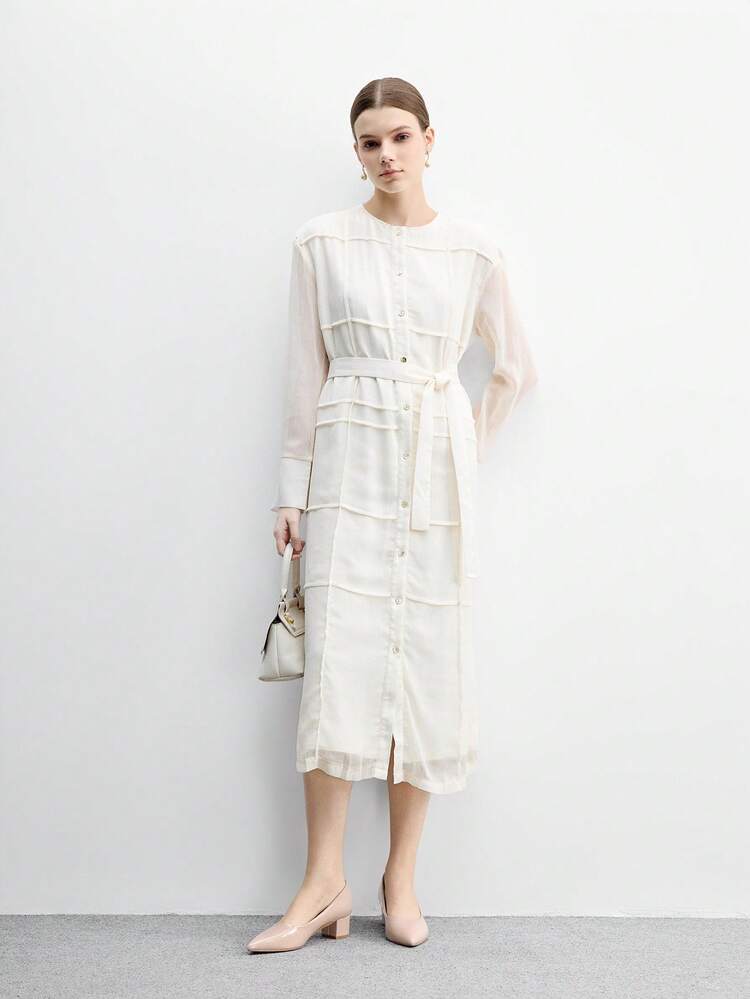 CUCCOO BIZCHIC Apricot Pointed Toe Chunky Heel Sexy Fashion Women's High Heel Pumps, Versatile For Daily Commute, Casual Wear, Work Spring Shoes