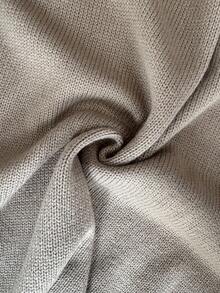 SHEIN Elenzya 2pcs Floral Sleeveless Dress & Long Cardigan Sweater Set For Women, Autumn/Winter