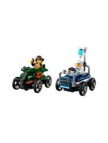 LEGO طائرة مقابل سرير مستشفى، لعبة أولى للأولاد 60459 - متعدد الألوان - مشاهدة 2